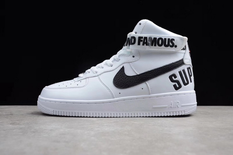 Authentic Superme X Nike Air Force 1 SP High GS